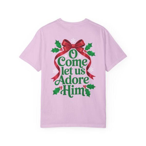 Model of O Come Let Us Adore Him Christian T-Shirt 28