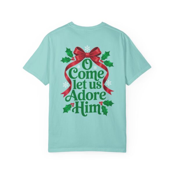 Model of O Come Let Us Adore Him Christian T-Shirt 12