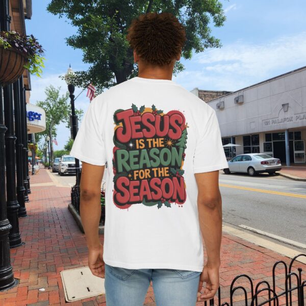 Model of The Reason for the Season Christian T-Shirt 1
