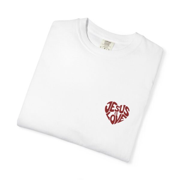 Model of Jesus Is Love Christian T-Shirt 6