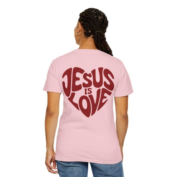 Model of Jesus Is Love Christian T-Shirt 38