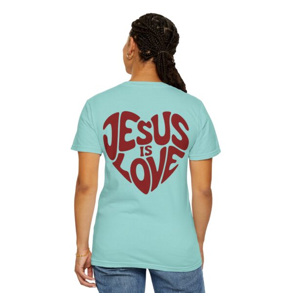 Model of Jesus Is Love Christian T-Shirt 18