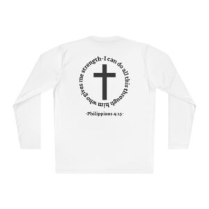 Athletic Long Sleeve Moisture Wicking Christian Shirt - Image 2