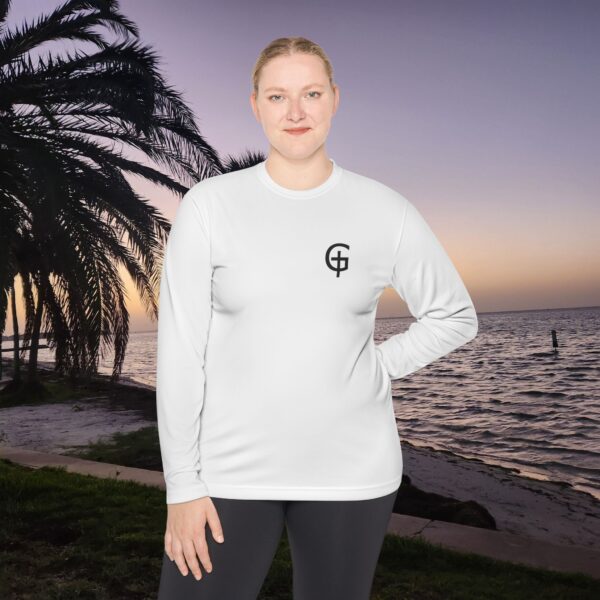 Model of Athletic Long Sleeve Moisture Wicking Christian Shirt 6