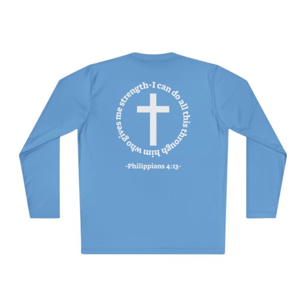 Model of Athletic Long Sleeve Moisture Wicking Christian Shirt 26