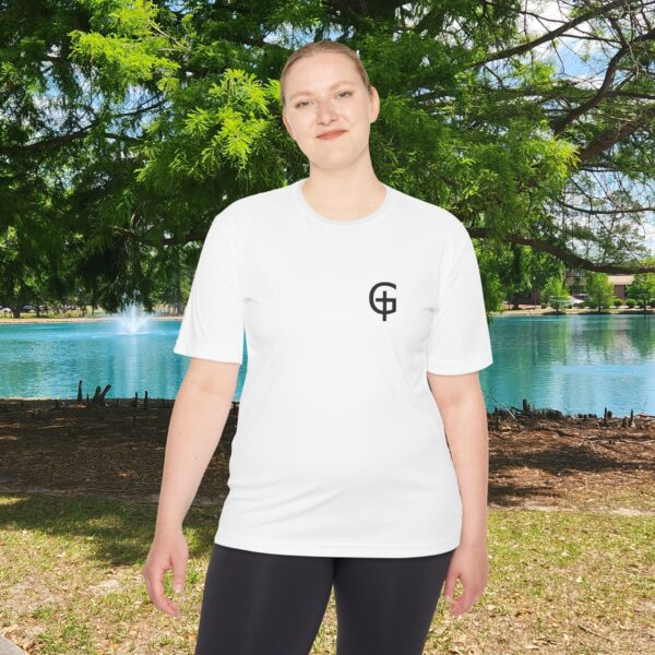 Model of Athletic Moisture Wicking Christian Shirt 6