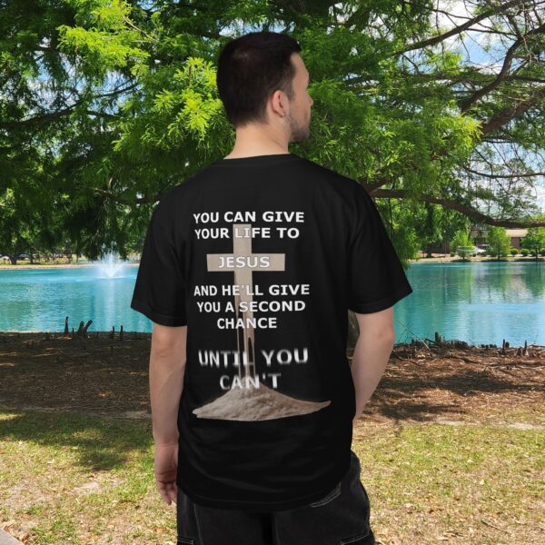 Model of Second Chance Christian T-Shirt - Comfort Colors - Until You Can't 24
