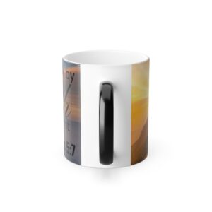 Christian Color Changing Mug - Walk by Faith 2 Corinthians 5:7 – Sunrise Cross Coffee Cup – Inspirational Christian Gift - Image 8