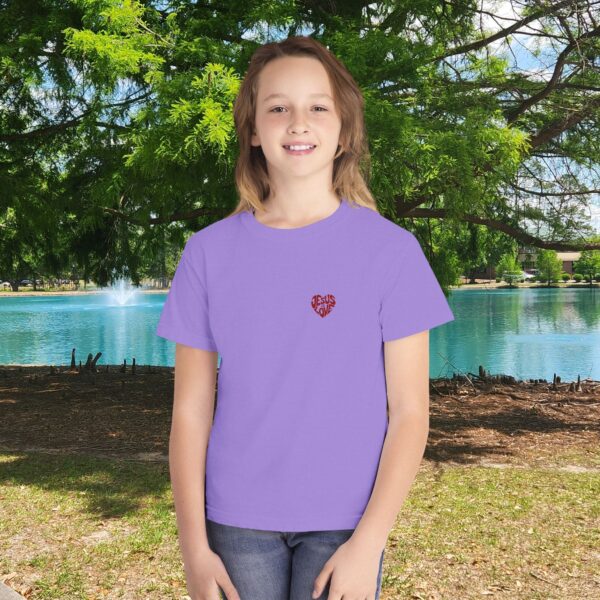 Model of Jesus Is Love Christian Kids T-Shirt 26