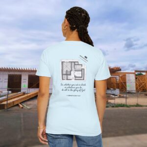 Christian Architecture T-Shirt 1 Corinthians 10:31 - Do All to the Glory of God - Image 7