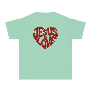 Jesus Is Love Christian Kids T-Shirt - Image 5