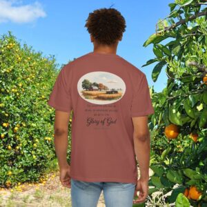 Christian Farmer T-Shirt 1 Corinthians 10:31 -  Do All to the Glory of God - Image 10
