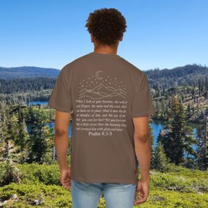 Crowned with Glory and Honor Christian T-Shirt, Psalm 8:3-5 - Image 13