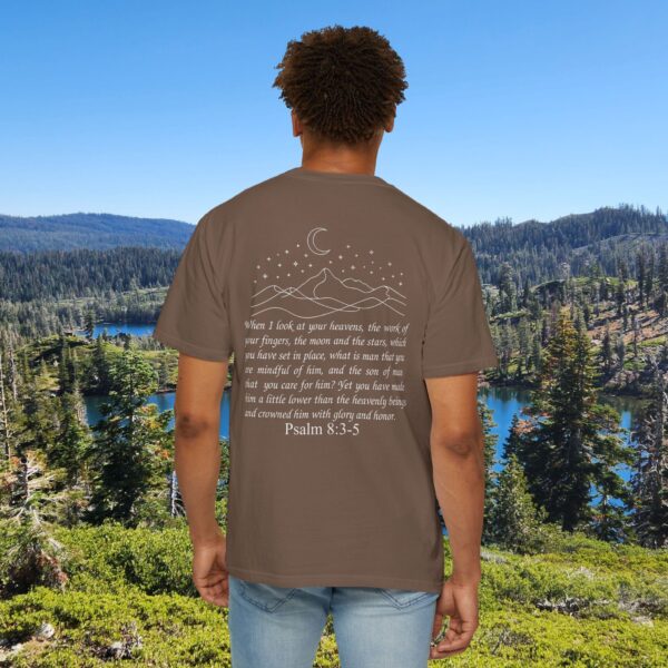 Model of Crowned with Glory and Honor Christian T-Shirt, Psalm 8:3-5 24