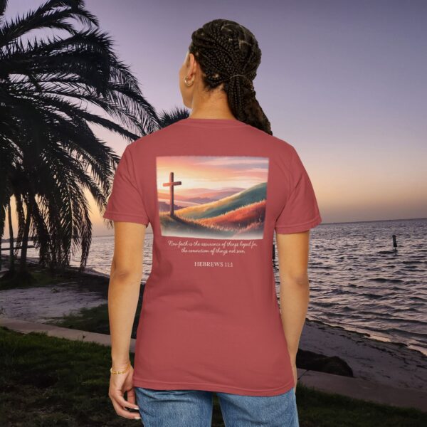 Model of Faith is the Conviction of Things Not Seen Christian T-Shirt - Hebrews 11:1 2