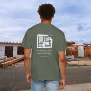 Christian Architecture T-Shirt 1 Corinthians 10:31 - Do All to the Glory of God - Image 2