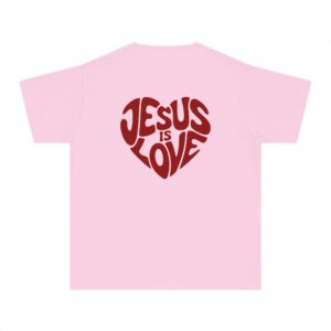 Jesus Is Love Christian Kids T-Shirt - Image 7