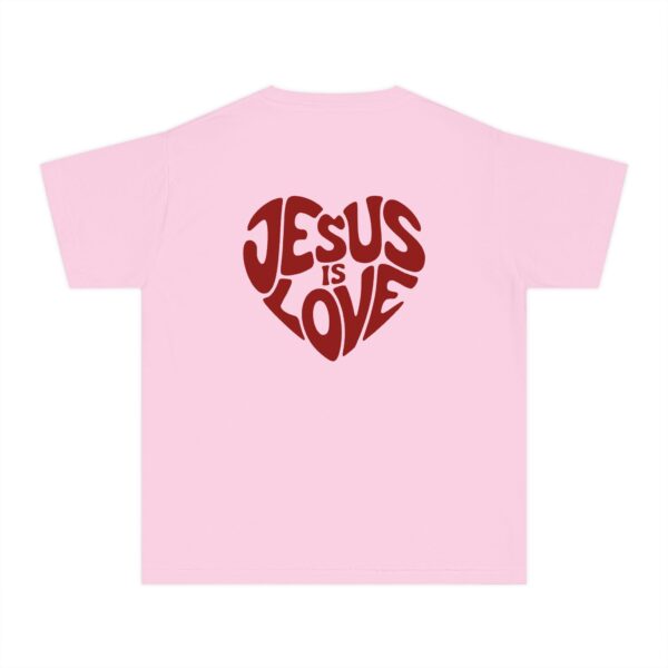 Model of Jesus Is Love Christian Kids T-Shirt 12