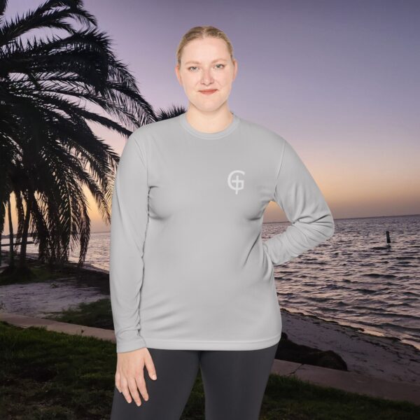 Model of Athletic Long Sleeve Moisture Wicking Christian Shirt 16
