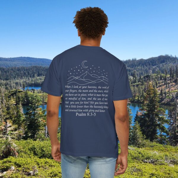 Model of Crowned with Glory and Honor Christian T-Shirt, Psalm 8:3-5 28