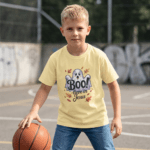 Model of Boo-lieve in Jesus Kids Tee – Fall Christian Shirt Sizes XS to XL 38