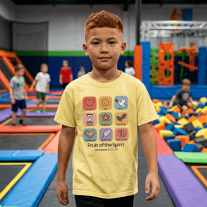 Fruit of the Spirit Kid's Christian T-Shirt 23 Fruit of the Spirit Kid's Christian T-Shirt - Image 4