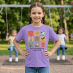 Model of Fruit of the Spirit Kid's Christian T-Shirt 46