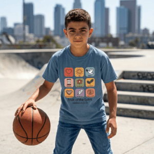 Fruit of the Spirit Kid's Christian T-Shirt 22 Fruit of the Spirit Kid's Christian T-Shirt - Image 3
