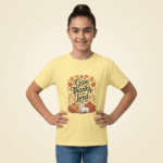 Model of Give Thanks to the Lord Kids Christian T-Shirt 101