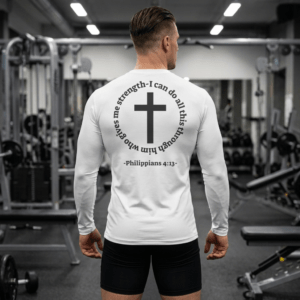 Athletic Long Sleeve Moisture Wicking Christian Shirt - Image 1