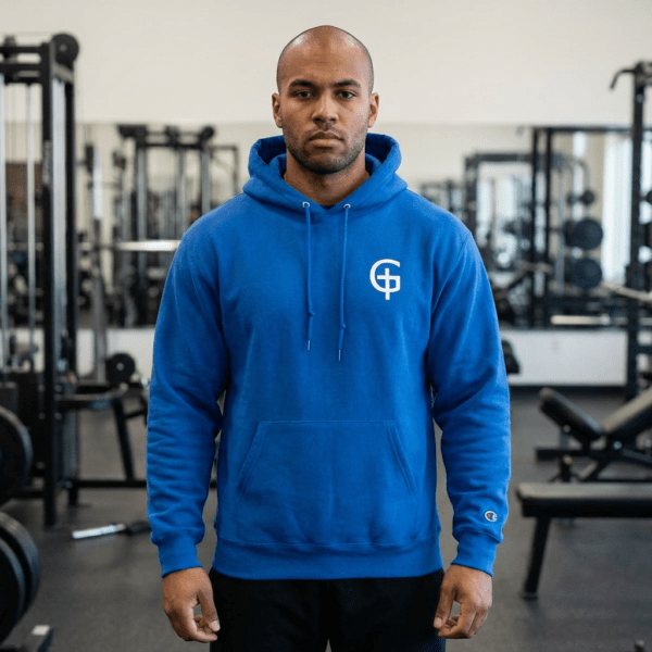 Athletic Champion Christian Hoodie - Philippians 4:13 3 Model of Athletic Champion Christian Hoodie - Philippians 4:13 2