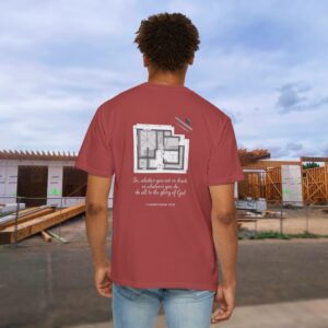 Christian Architecture T-Shirt 1 Corinthians 10:31 - Do All to the Glory of God - Image 4