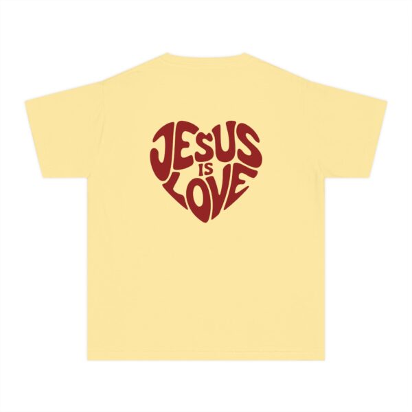 Model of Jesus Is Love Christian Kids T-Shirt 16
