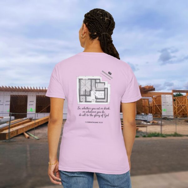 Model of Christian Architecture T-Shirt 1 Corinthians 10:31 - Do All to the Glory of God 4