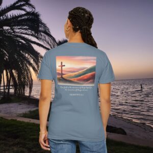 Faith is the Conviction of Things Not Seen Christian T-Shirt - Hebrews 11:1 - Image 8