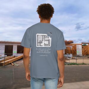 Christian Architecture T-Shirt 1 Corinthians 10:31 - Do All to the Glory of God - Image 6