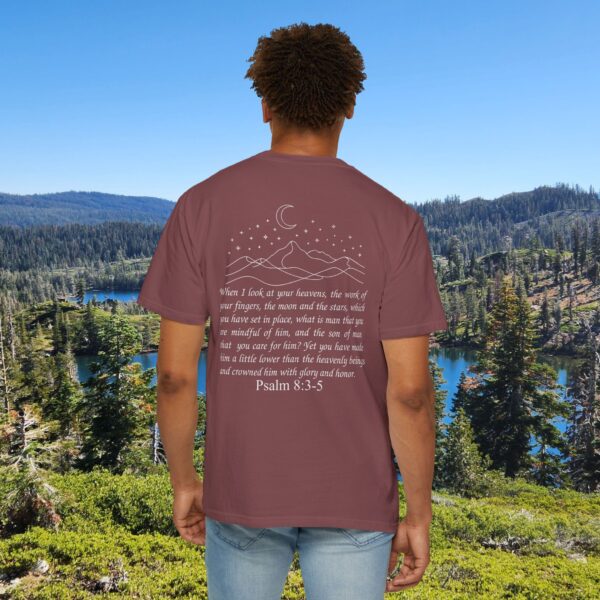 Model of Crowned with Glory and Honor Christian T-Shirt, Psalm 8:3-5 6