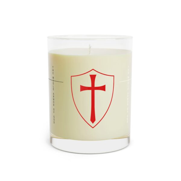 Model of Armor of God Scented Candle - Available in White Tea and Fig or Ocean Mist and Moss - Christian Gift 8