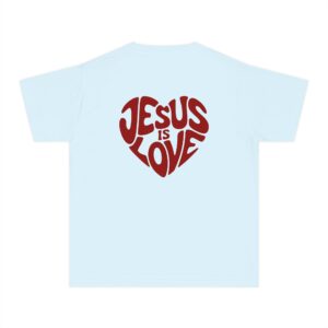 Jesus Is Love Christian Kids T-Shirt - Image 11