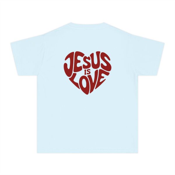 Model of Jesus Is Love Christian Kids T-Shirt 20