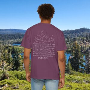 Crowned with Glory and Honor Christian T-Shirt, Psalm 8:3-5 - Image 8