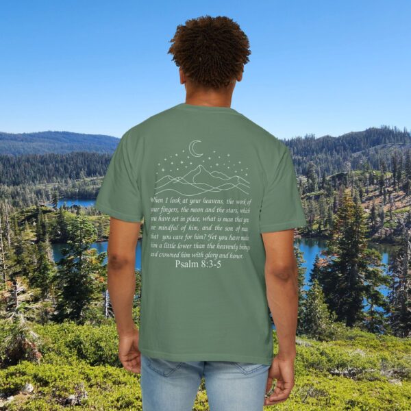 Model of Crowned with Glory and Honor Christian T-Shirt, Psalm 8:3-5 8